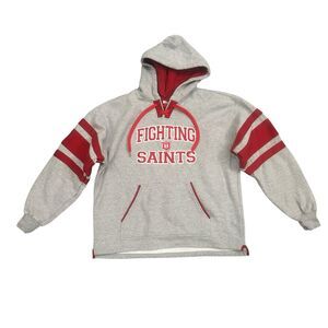 Dubuque Fighting Saints Hoodie Men’s L Junior Ice Hockey Tier 1